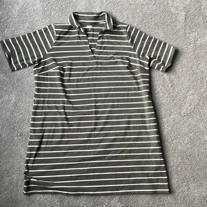 Lands' End Striped Polo Dress